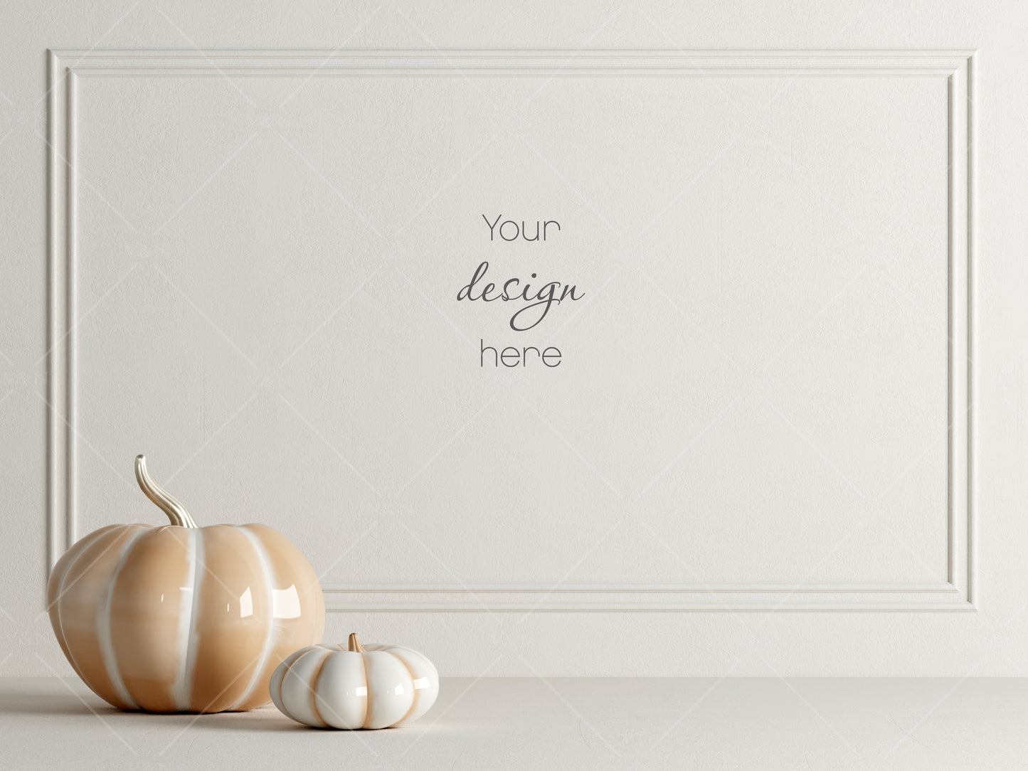 Halloween Interior Background, Halloween Wall Mockup, JPG