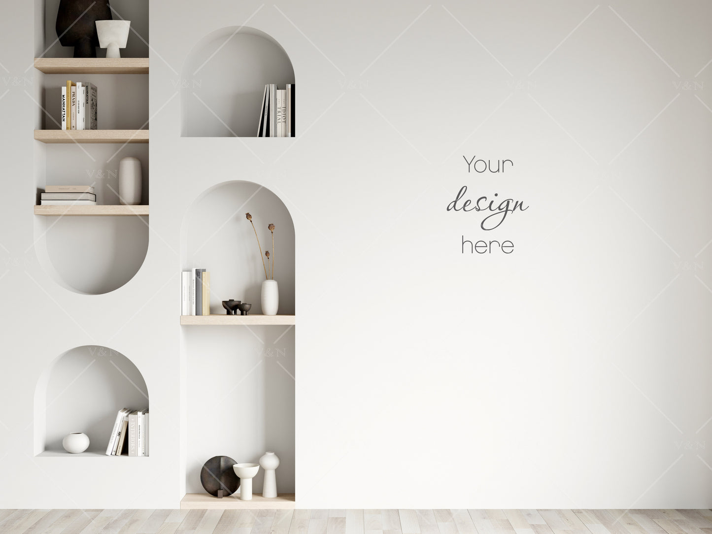 Modern Interior Wall Mockup JPG, Blank Wall Mockup, Empty Wall Mockup, Living Room Wall Mockup, Wall Mockup