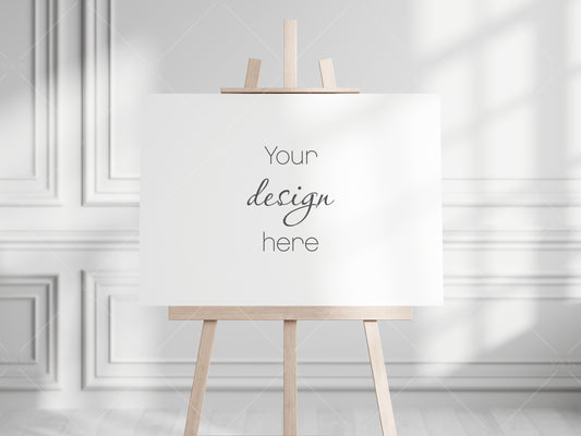 Welcome Sign Mockup A1, Wedding Sign Mockup, Easel Sign Mockup, Easel Mockup, Seating Chart Mockup, Baby Shower Mockup, PSD Mockup