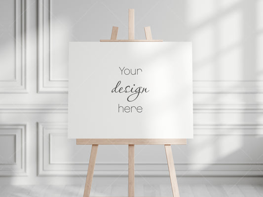 Welcome Sign Mockup 3x4, Wedding Sign Mockup, Easel Sign Mockup, Easel Mockup, Seating Chart Mockup, Baby Shower Mockup, PSD Mockup