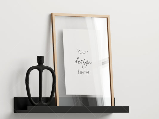 Frame Mockup, Poster Frame Mockup, Photo Frame Mockup, PSD JPG