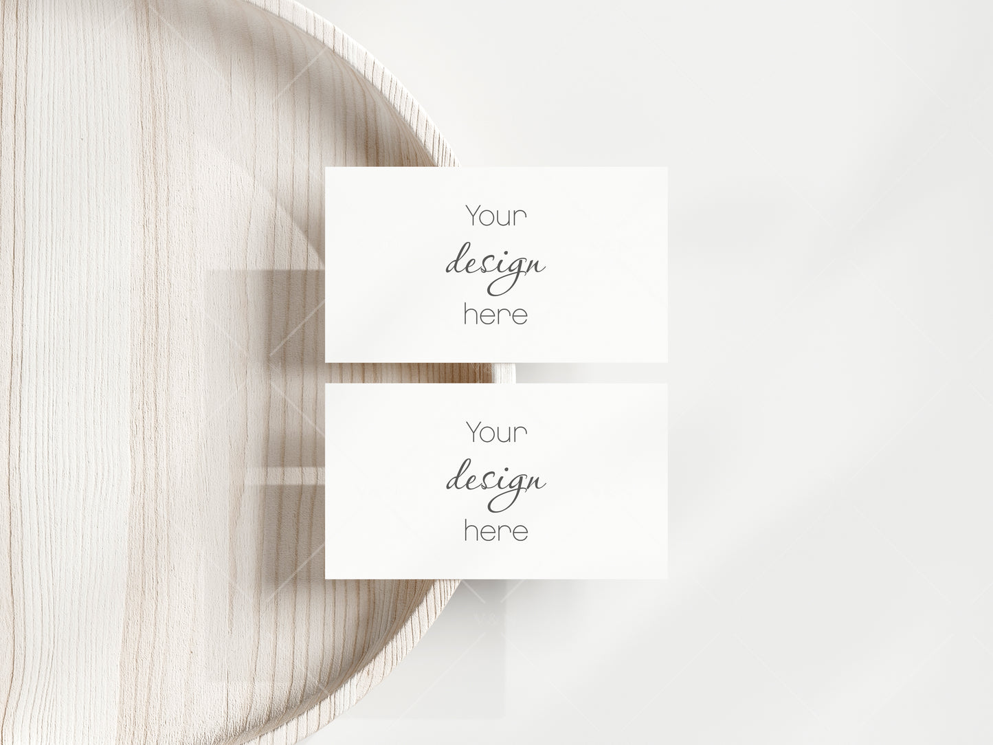 Business Card Mockup, Place Card Mockup, Minimal Card Mockup, Card on Plate, Wedding Stationery Mockup