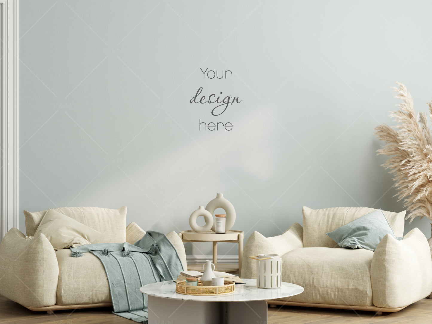 Interior Mockup, Wall Mockup, Living Room Wall Mockup, Blank Wall Mockup, Empty Wall Mockup