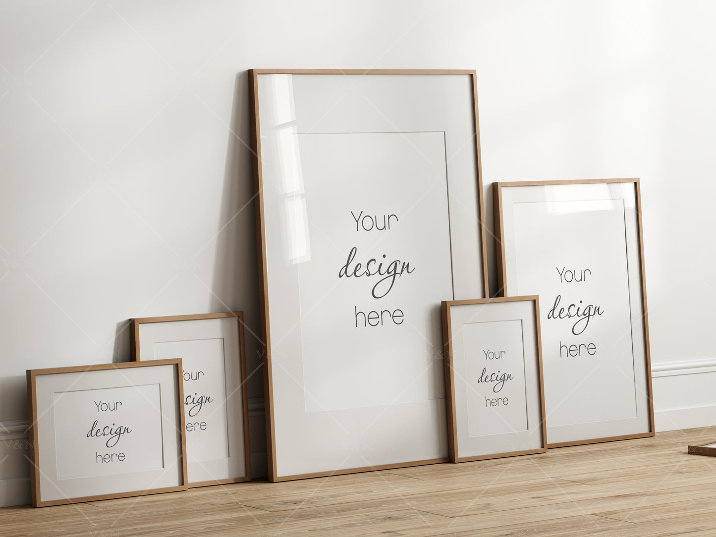 Gallery Wall Mockup, Frame Mockup, Poster Frame Mockup, Photo Frame Mockup, PSD JPG