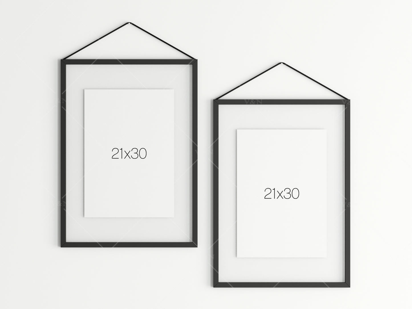 Minimalist Frame Mockup, Poster Mockup, Vertical Frame Mockup