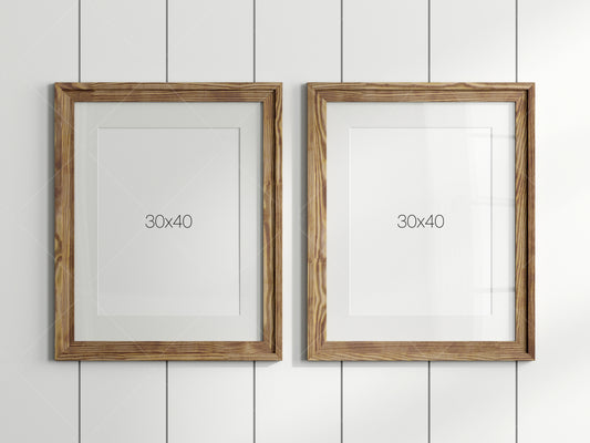 Farmhouse Frame Mockup, Poster Frame Mockup, Photo Frame Mockup, PSD JPG