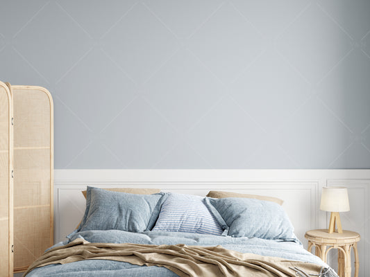 Bedroom Wall Mockup, Blank Wall Mockup, Empty Wall Mockup, Modern Interior Wall Mockup