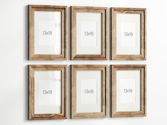 Gallery Wall Mockup, Mockup Frame in Farmhouse Interior, Frame Mockup, Poster Frame Mockup, Photo Frame Mockup, PSD JPG