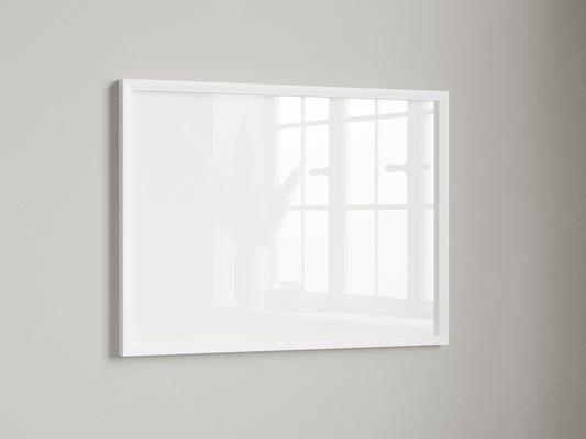 Close up Frame Mockup, Minimalist Horizontal Frame Mockup, Poster Mockup, JPG PSD