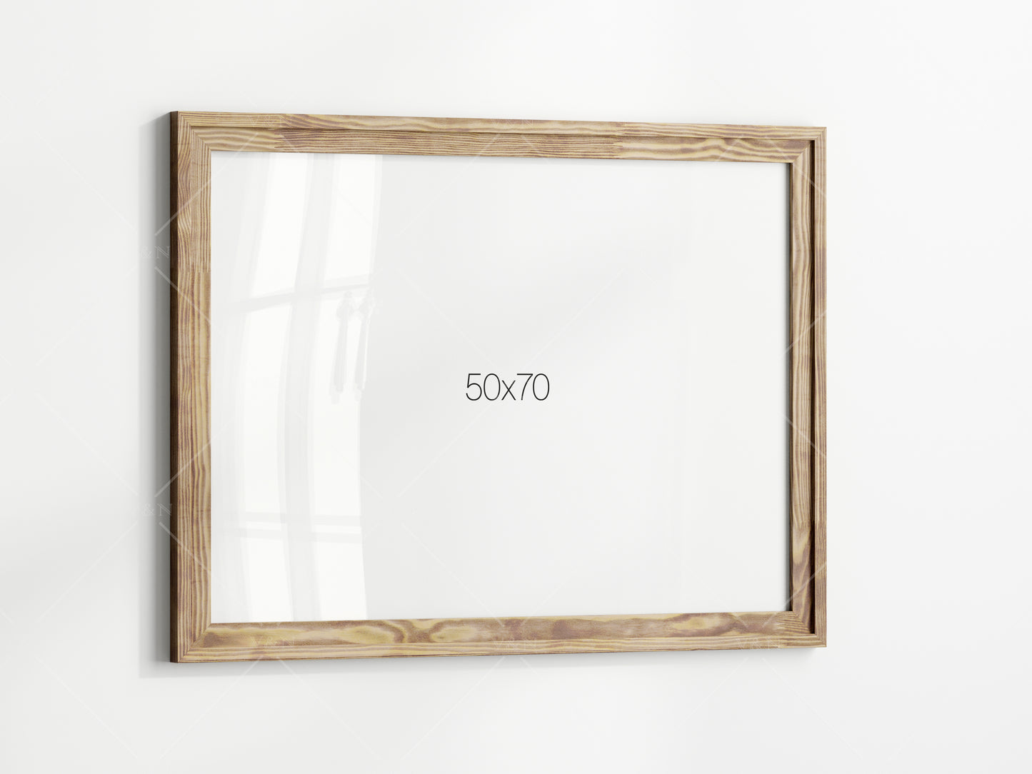 Farmhouse Horizontal Frame Mockup, Poster Frame Mockup, Photo Frame Mockup, PSD JPG