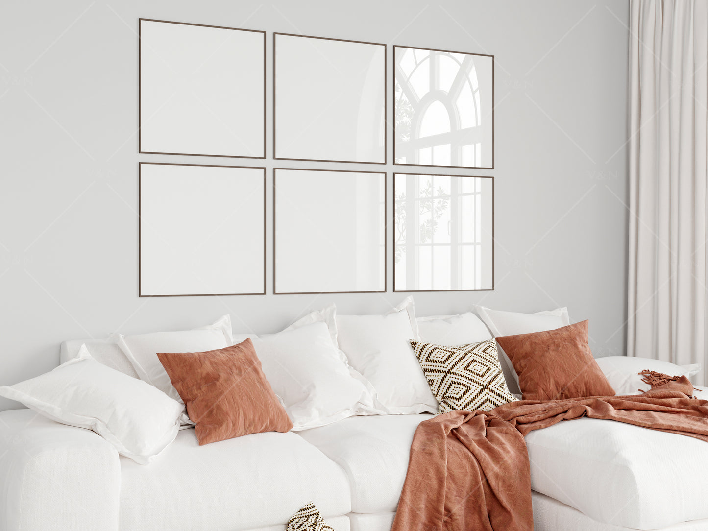 Frame Mockup, Living Room Frame Mockup, Interior Mockup, Poster Mockup