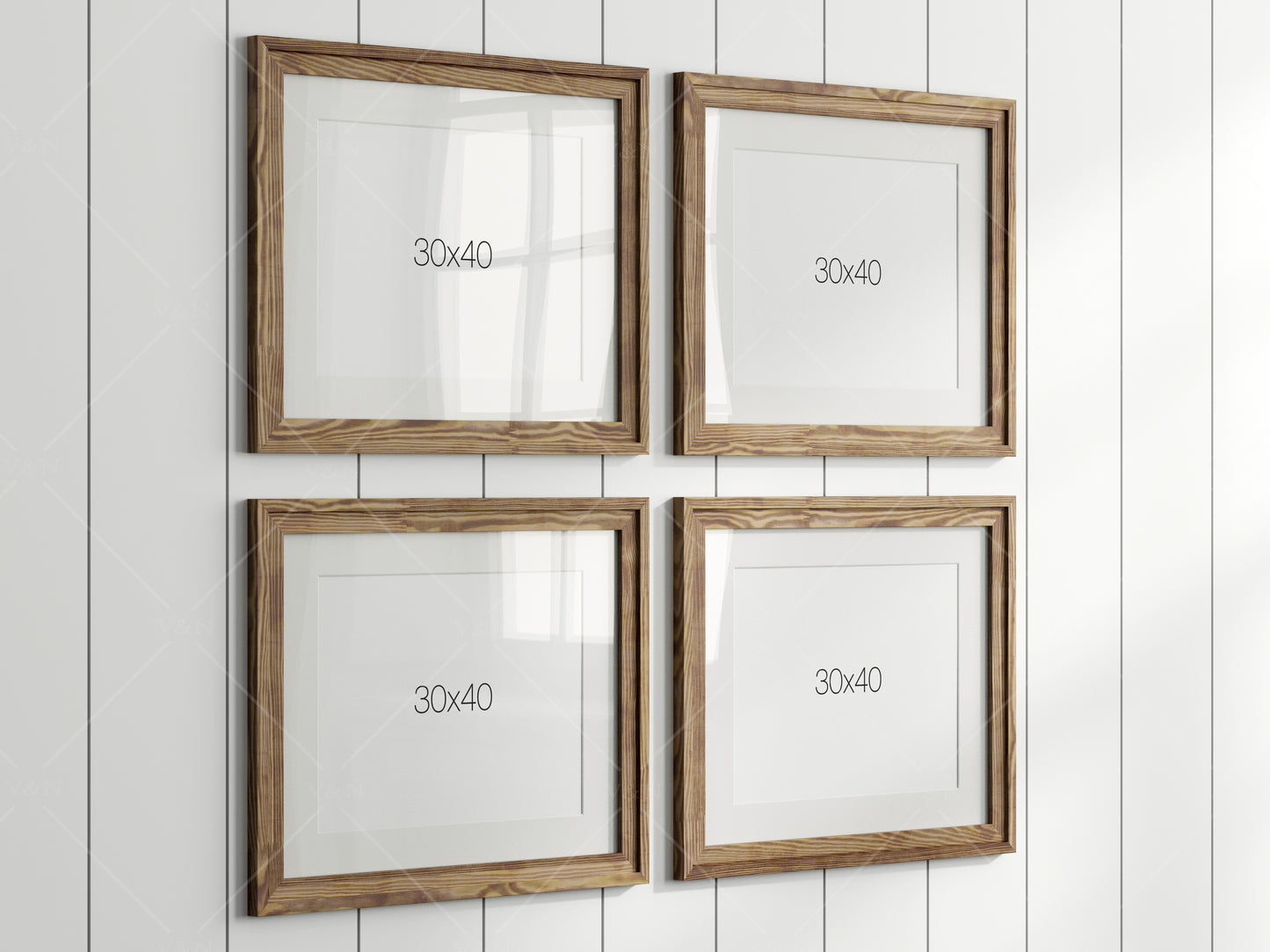 Farmhouse Frame Mockup, Poster Frame Mockup, Photo Frame Mockup, PSD JPG