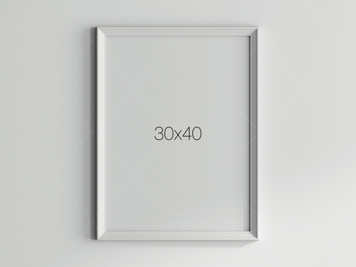 Minimalist Frame Mockup, Poster Mockup, Vertical Frame Mockup