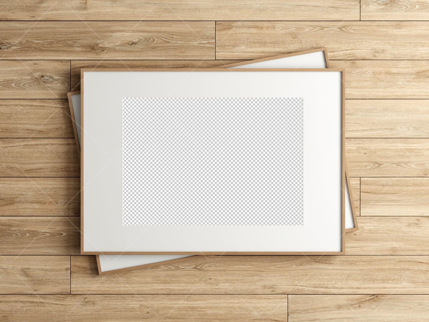 Horizontal Poster Frame Mockup, Frame Mockup, Photo Frame Mockup, PSD JPG