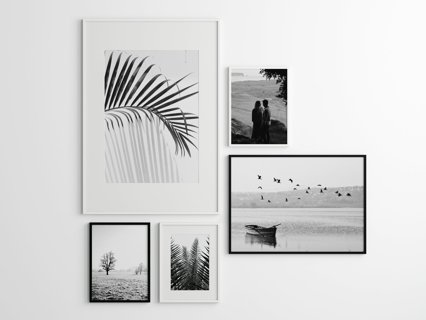 Gallery Wall Mockup, Frame Mockup, Poster Frame Mockup, Photo Frame Mockup, PSD JPG