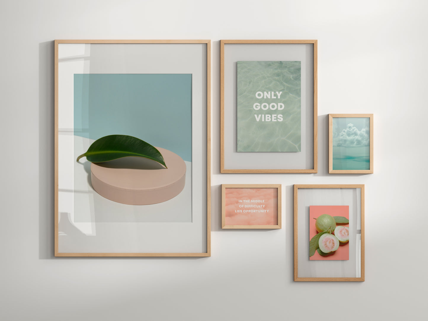 Gallery Wall Mockup, Frame Mockup, Poster Frame Mockup, Photo Frame Mockup, PSD JPG