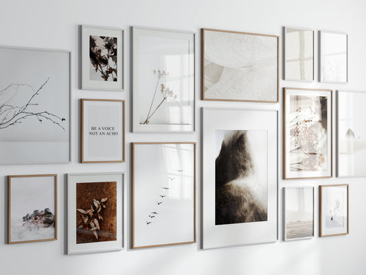 Gallery Wall Mockup, Frame Mockup, Poster Frame Mockup, Photo Frame Mockup, PSD JPG