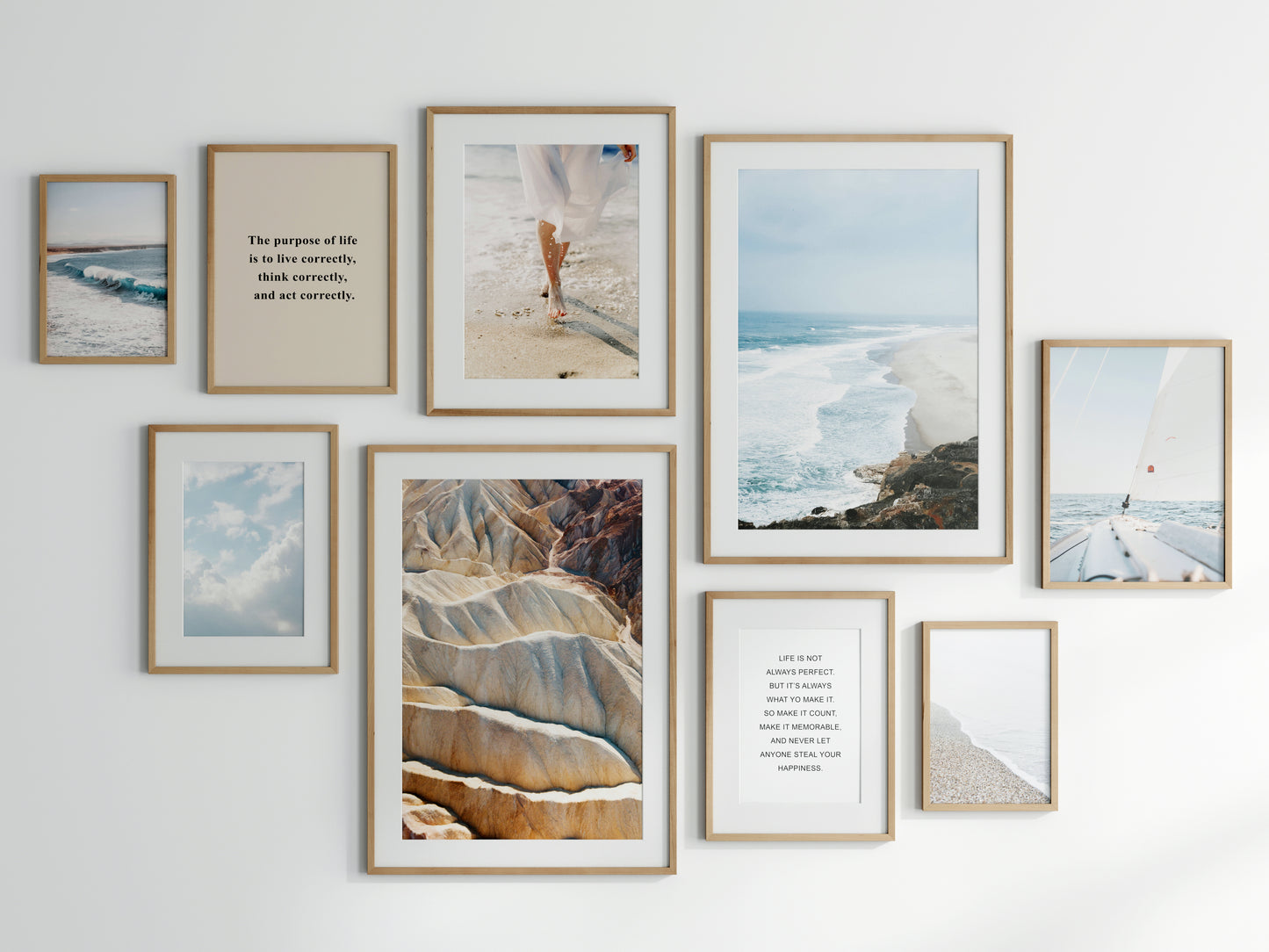 Gallery Wall Mockup, Frame Mockup, Poster Frame Mockup, Photo Frame Mockup, PSD JPG