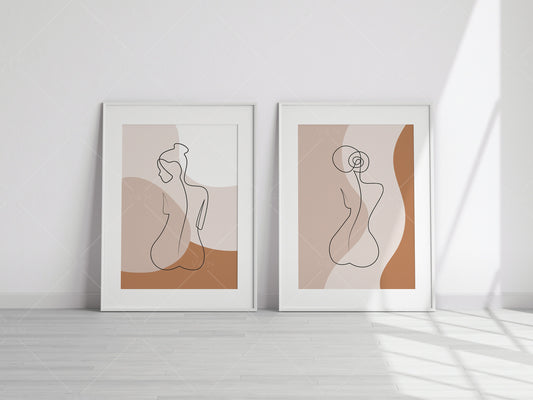 2 Minimalist Frames Mockup, Two Vertical White Frames Mockup A1, Poster Mockup, Vertical Frames Mockup, Frame Mockup for Print