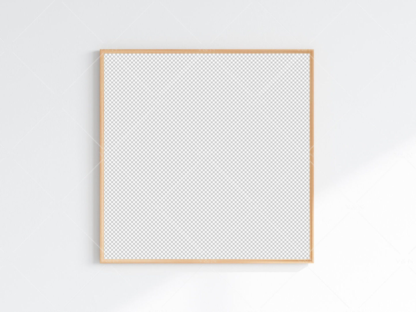 Minimalist Frame Mockup, Square Wooden Frame Mockup, Poster Mockup, Square Frame Mockup, Frame Mockup for Print, JPG PNG PSD