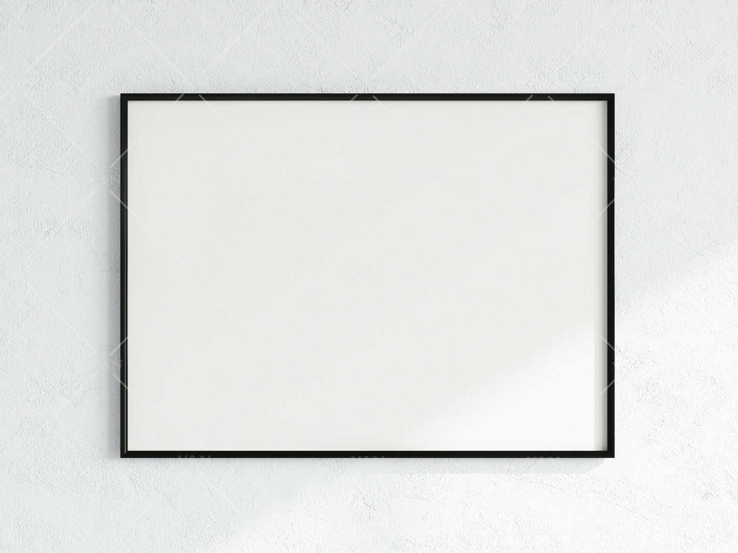 Minimalist Frame Mockup, Landscape Black Frame Mockup A1, Horizontal Frame Mockup, Frame Mockup for Print, Frame Mockup for Art