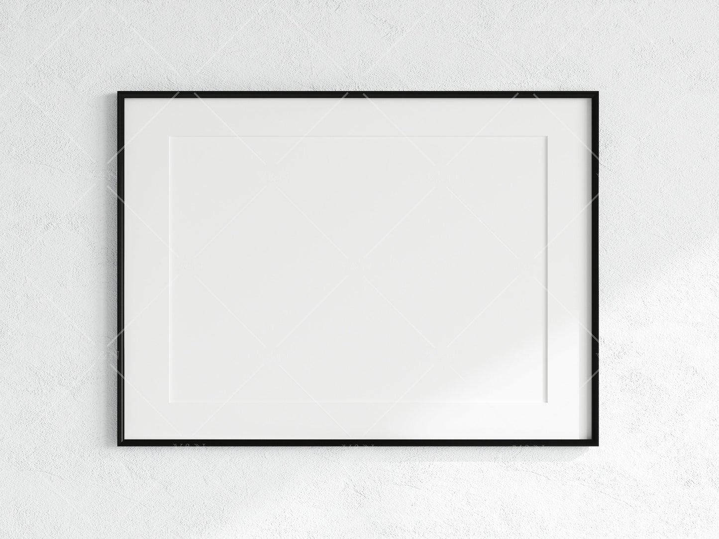 Minimalist Frame Mockup, Landscape Black Frame Mockup A1, Horizontal Frame Mockup, Frame Mockup for Print, Frame Mockup for Art