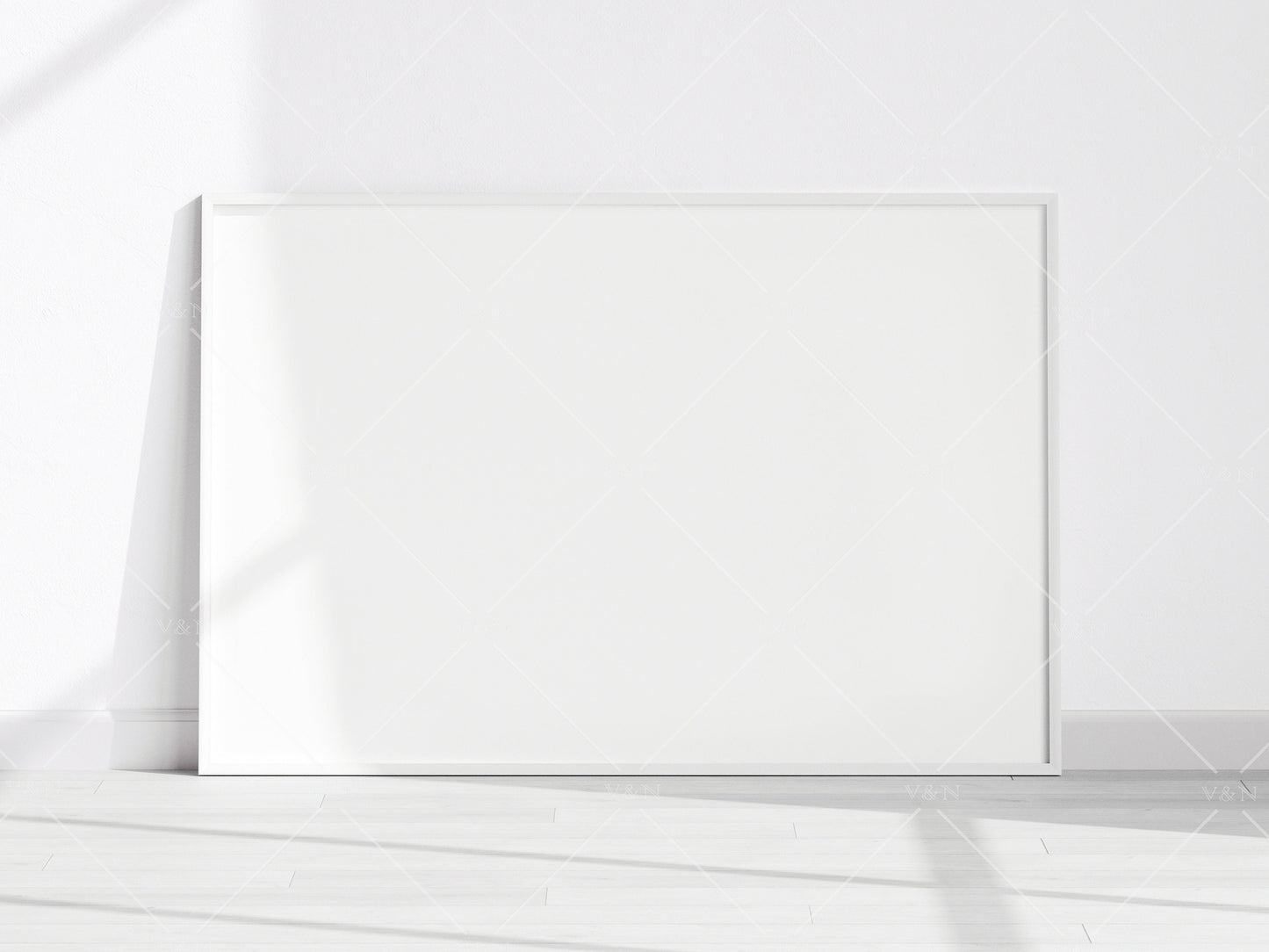 Minimalist Frame Mockup, Landscape White Frame Mockup 3*2, Horizontal Frame Mockup 3*2, Frame Mockup for Print, Frame Mockup for Art