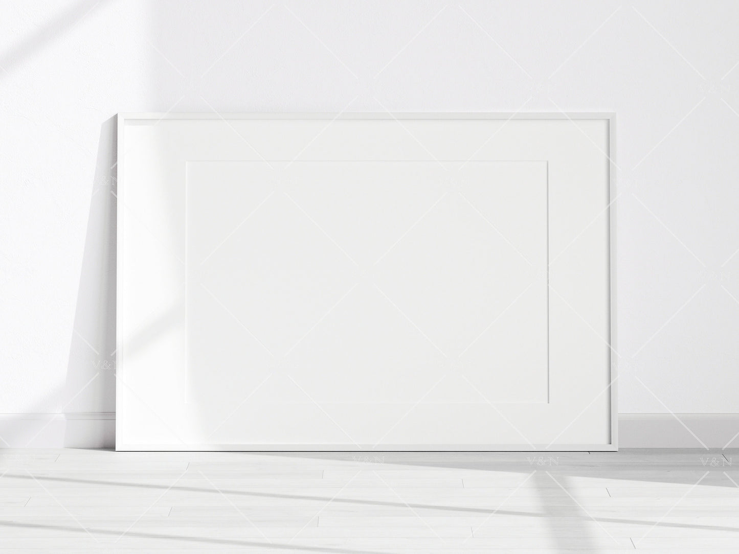 Minimalist Frame Mockup, Landscape White Frame Mockup 3*2, Horizontal Frame Mockup 3*2, Frame Mockup for Print, Frame Mockup for Art