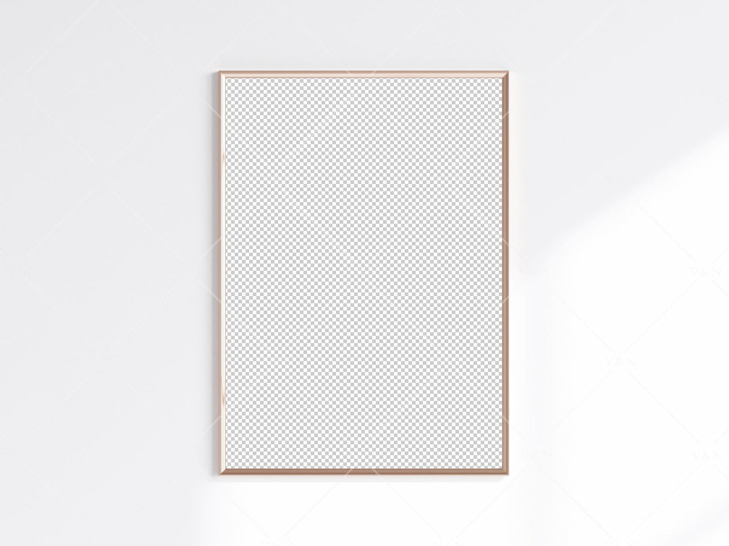 Minimalist Frame Mockup, Vertical Gold Frame Mockup A1, Poster Mockup, Portrait Frame Mockup, Frame Mockup for Print, JPG PNG PSD