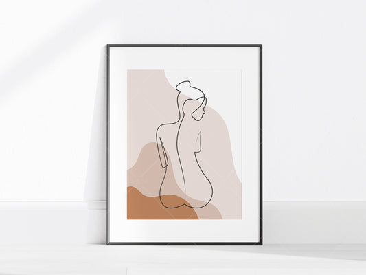 Minimalist Frame Mockup 8.5" x 11", Vertical Black Frame Mockup, Poster Mockup, Frame Mockup for Print, Frame Mockup for Art