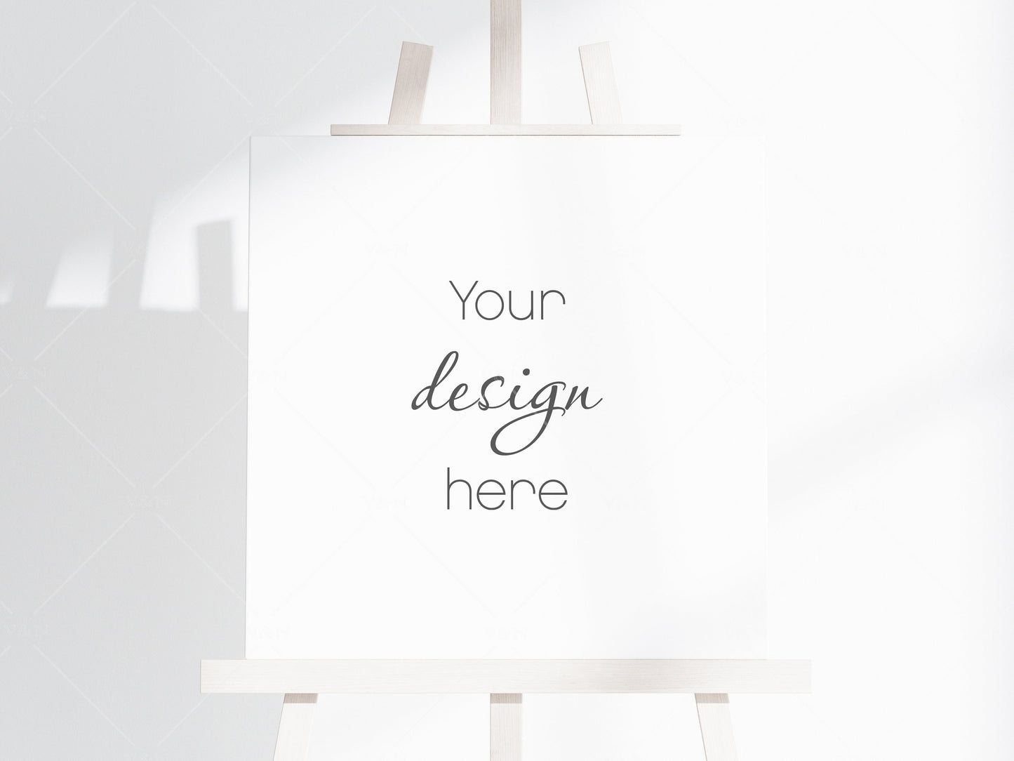 1x1 Canvas Mockup PSD, Easel Mockup, Square Canvas Mockup Smart Object in Photoshop, Minimalist Square Canvas Mockup JPG PSD