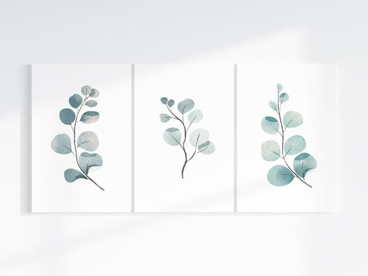 Three Canvases Mockup 2x3 PSD, Vertical Canvas Mockup Smart Object in Photoshop, Minimalist Portrate Canvas Mockup JPG PSD