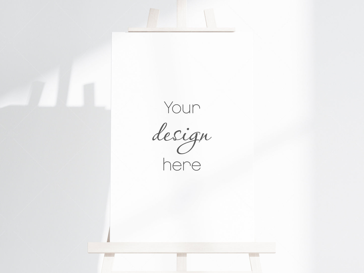 2x3 Canvas Mockup PSD, Easel Mockup, Vertical Canvas Mockup Smart Object in Photoshop, Minimalist Portrait Canvas Mockup JPG PSD