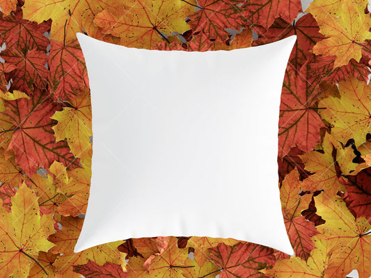 Fall Pillow Mockup JPG, Halloween Pillow Mockup, White Pillow Mockup, Square Pillow Mockup, Minimalist Square Pillow Mockup Halloween