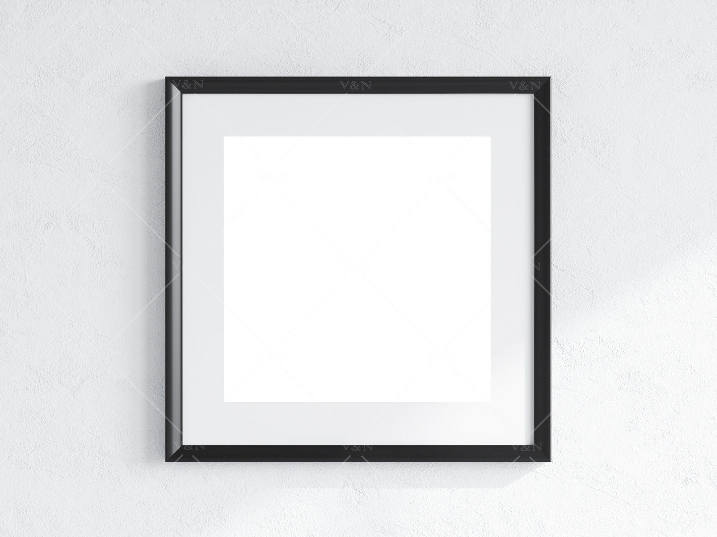 Minimalist Frame Mockup, Square Black Frame Mockup, Poster Mockup, Square Frame Mockup, Frame Mockup for Print, JPG PNG PSD