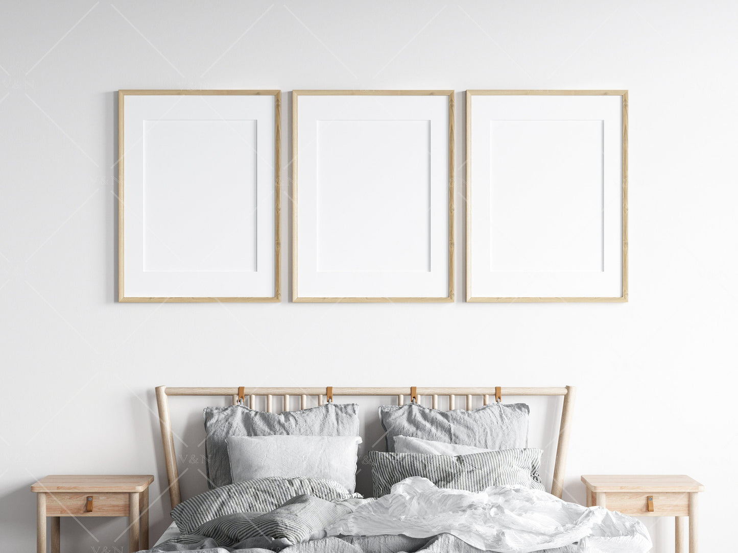 Wooden Frame Mockup 3*4 ratio, Bedroom Frame Mockup, Minimalist Frame Mockup, Vertical Frame Mockup, Frame Mockup, PSD JPG PNG