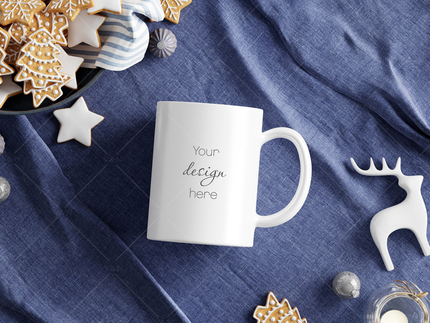 Mug Mockup Christmas JPG, Christmas Cup Mockup, White Mug Mockup, Coffee Cup Mockup, Cup Mockup, Mug Mockup Front