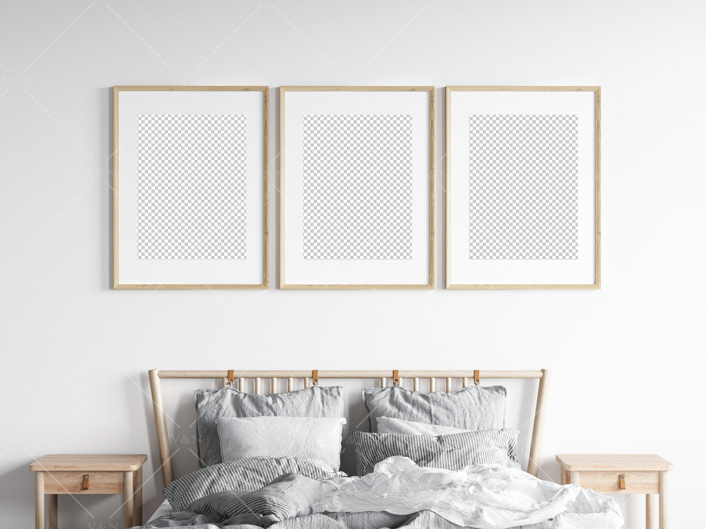 Wooden Frame Mockup 3*4 ratio, Bedroom Frame Mockup, Minimalist Frame Mockup, Vertical Frame Mockup, Frame Mockup, PSD JPG PNG