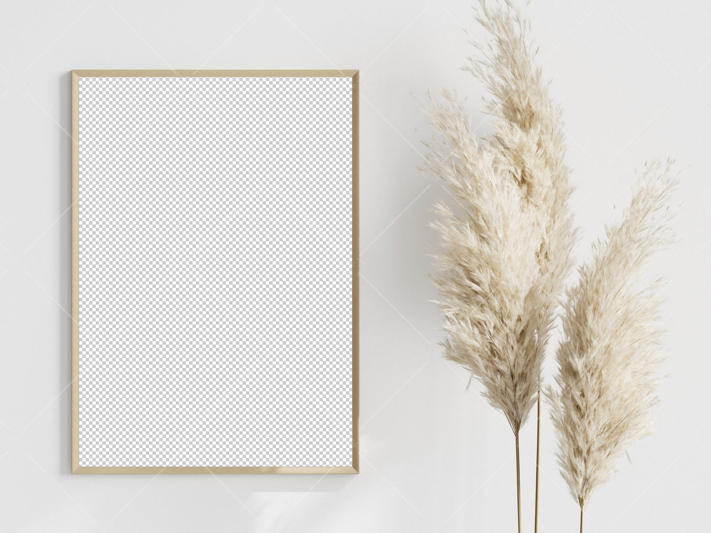 Minimalist Boho Frame Mockup, Minimalist Poster Mockup, Vertical Wooden Frame Mockup A1, Frame Mockup for Print, Frame Mockup for Art