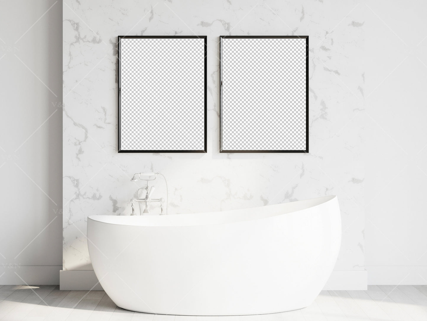 Bathroom Wall Mockup, Frame Mockup 3x4, Poster Mockup, Modern Interior Mockup, Frame Mockup