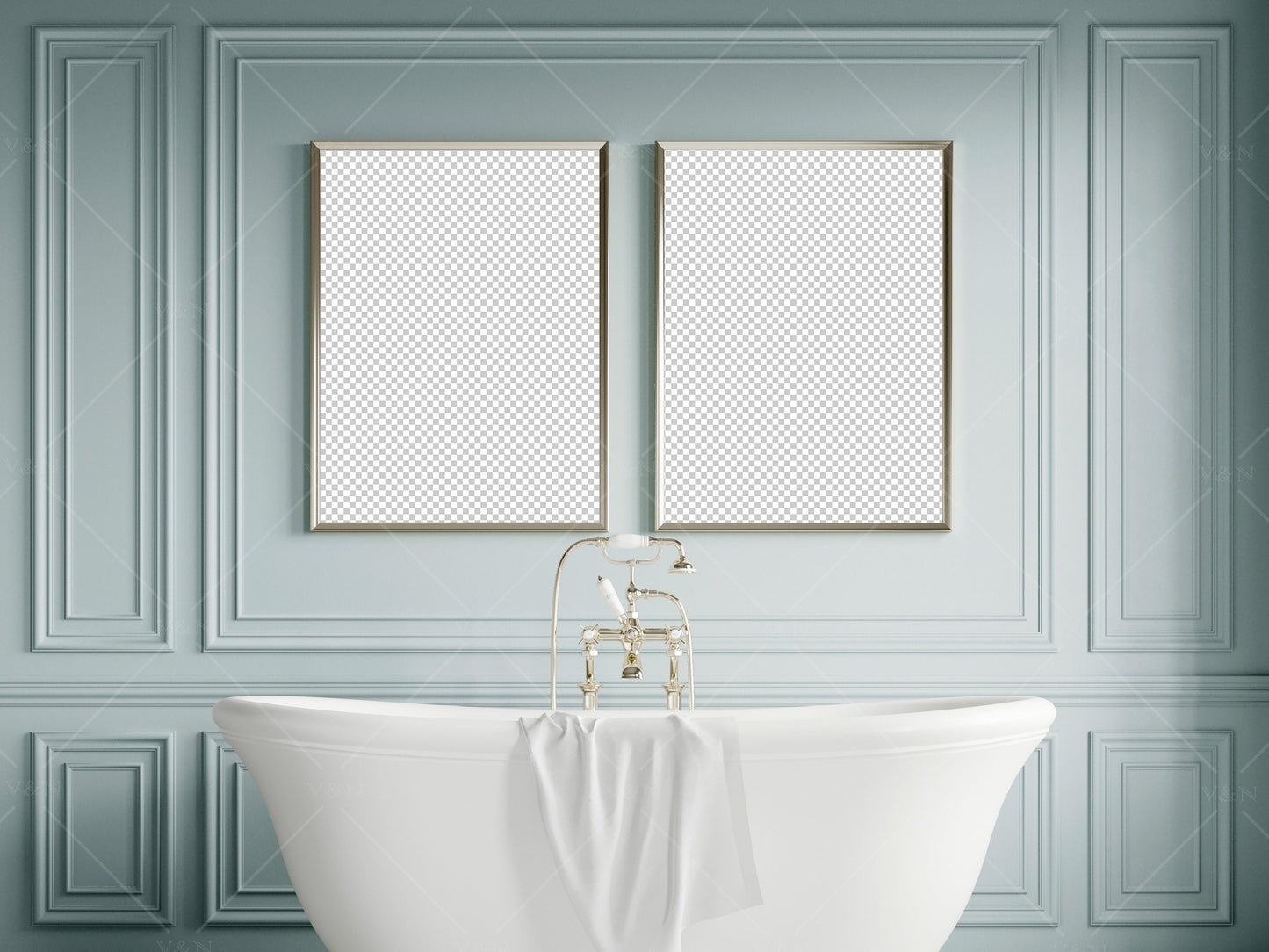 Moderm Bathroom Mockup, Bathroom Wall Mockup, Frame Mockup 3x4, Poster Mockup, Modern Interior Mockup, Frame Mockup