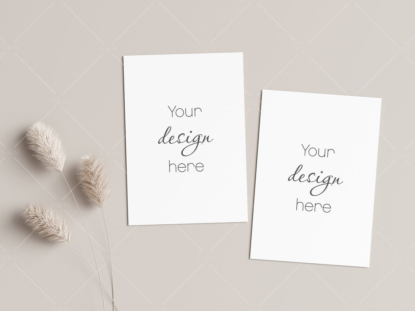 Greeting Card Mockup 5x7, Invitation Mockup, Card Mockup