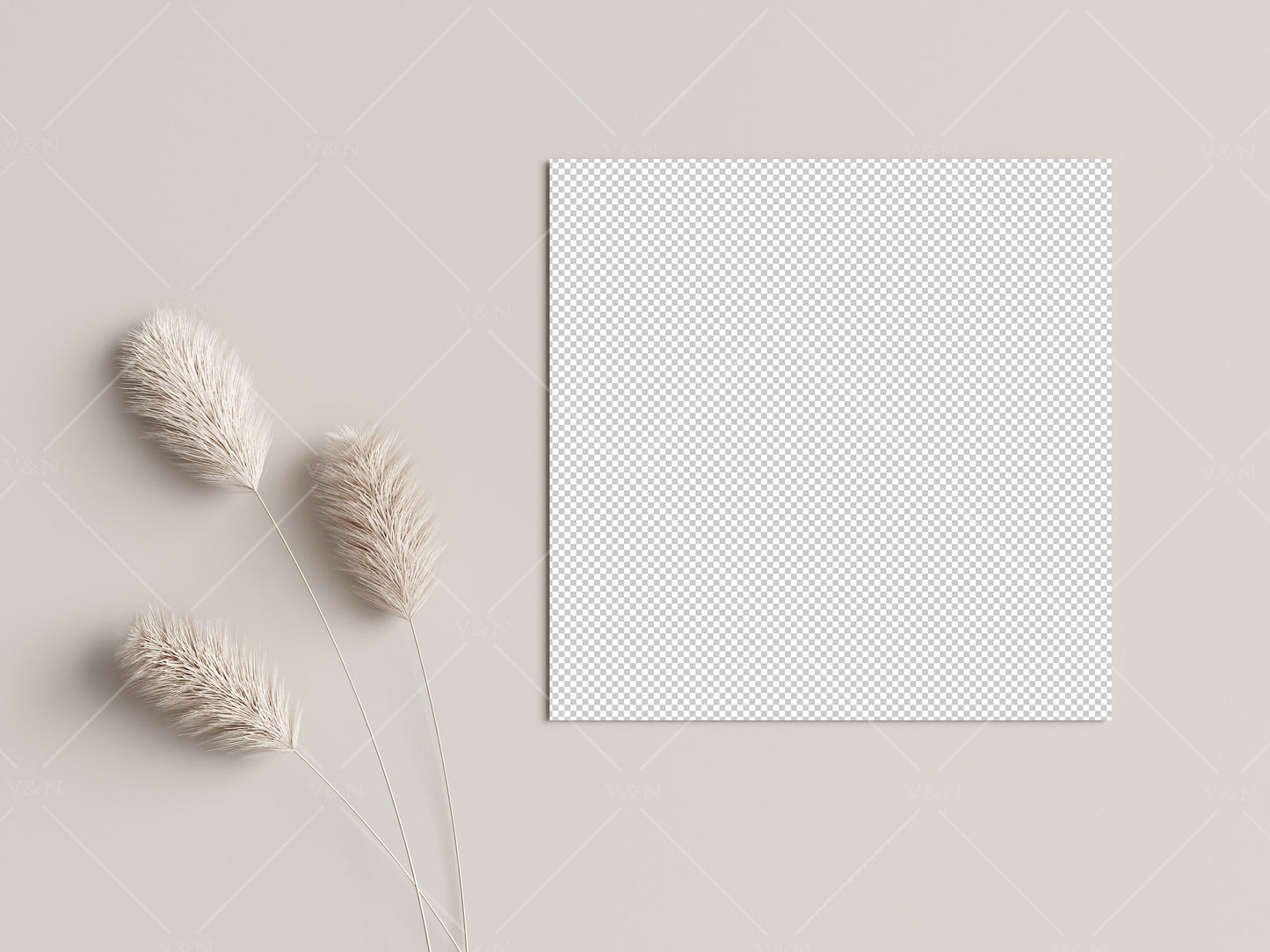 Square Card Mockup, Invitation Mockup, Greeting Card Mockup