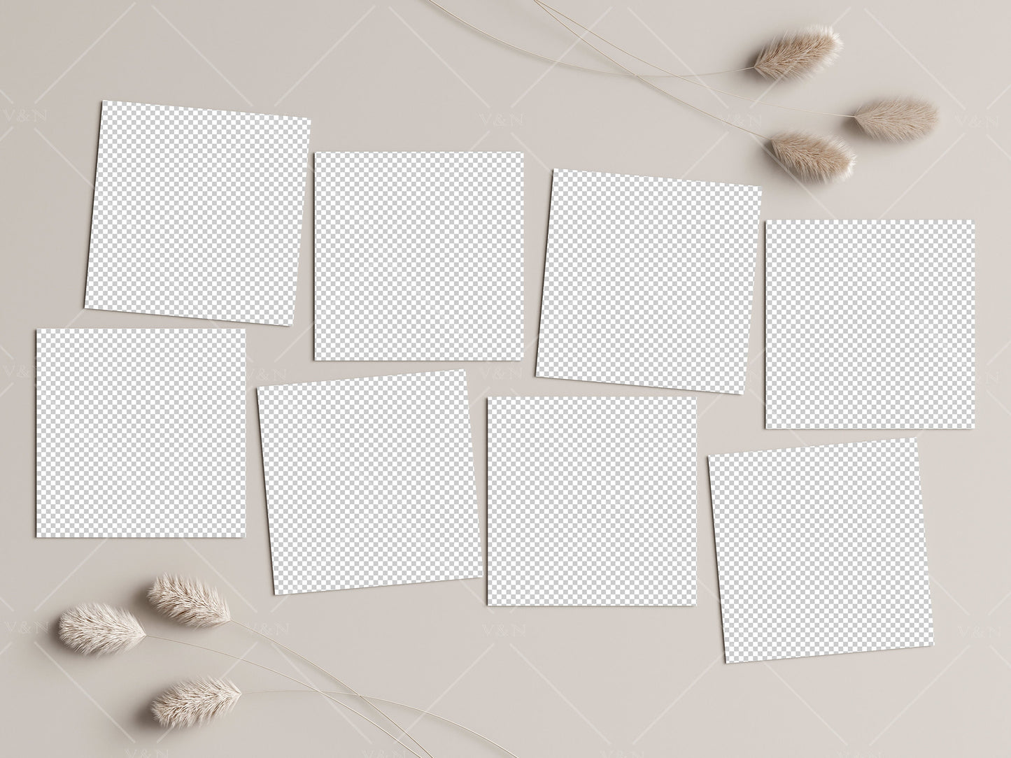 Card Mockup Square, Invitation Mockup, Greeting Card Mockup