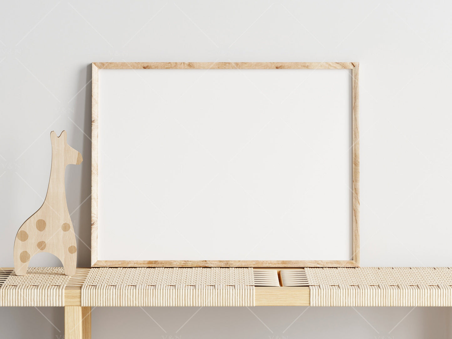 Boho Kids Room Frame Mockup, Nursery Mockup, Frame Nursery Interior Wall Mockup