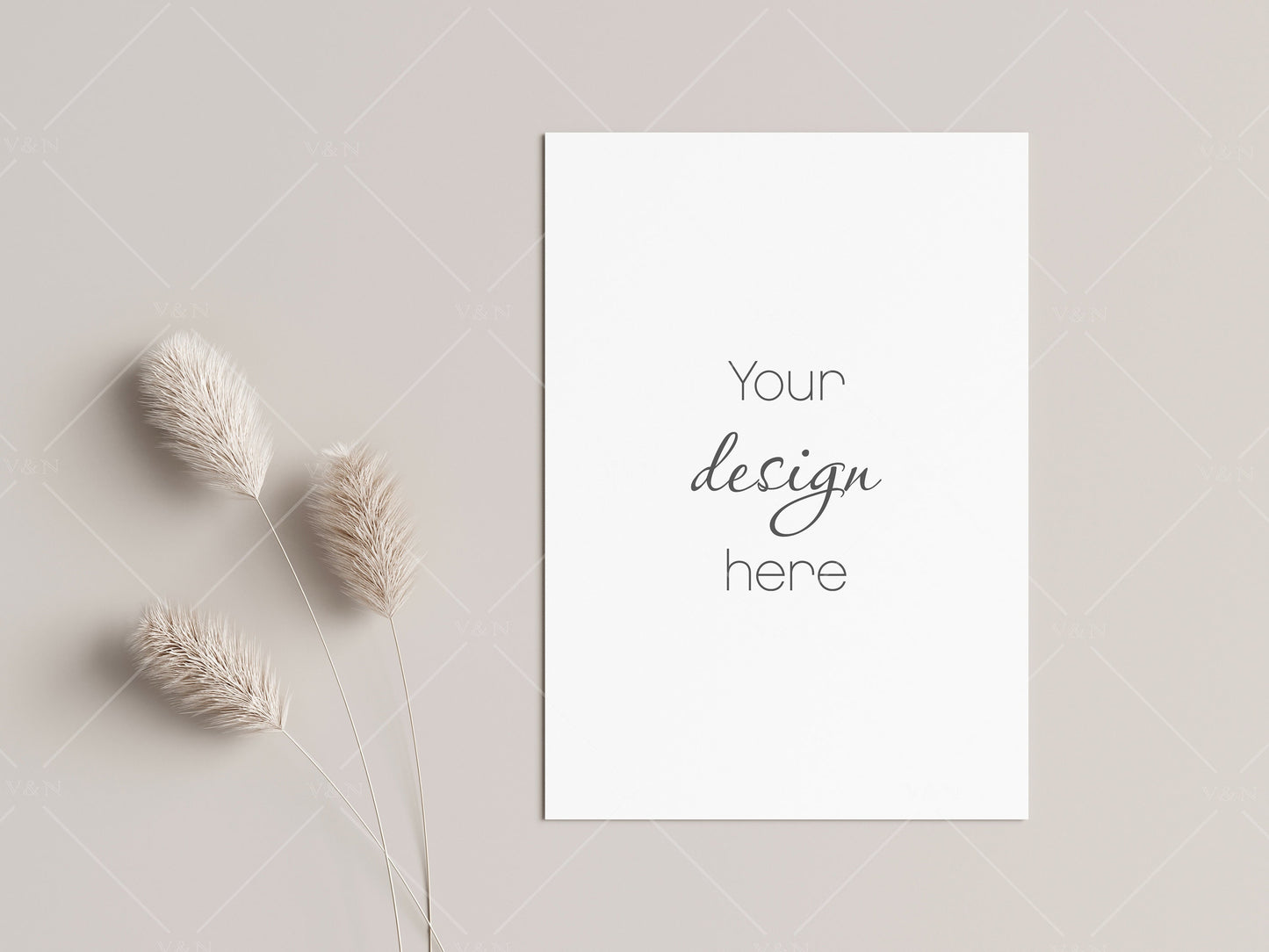 Card Mockup 5x7, Invitation Mockup, Greeting Card Mockup