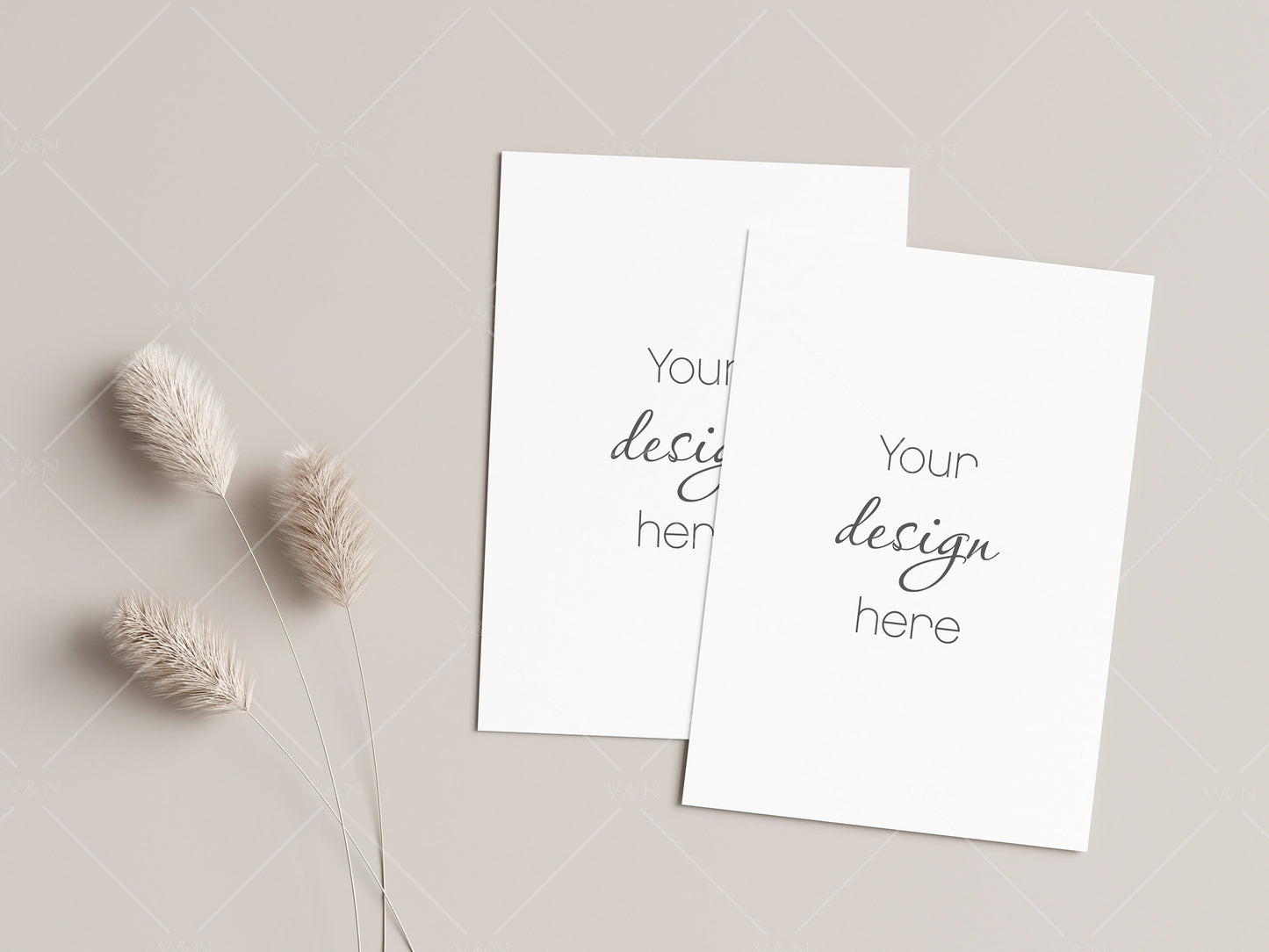 Card Mockup 5x7, Invitation Mockup, Greeting Card Mockup