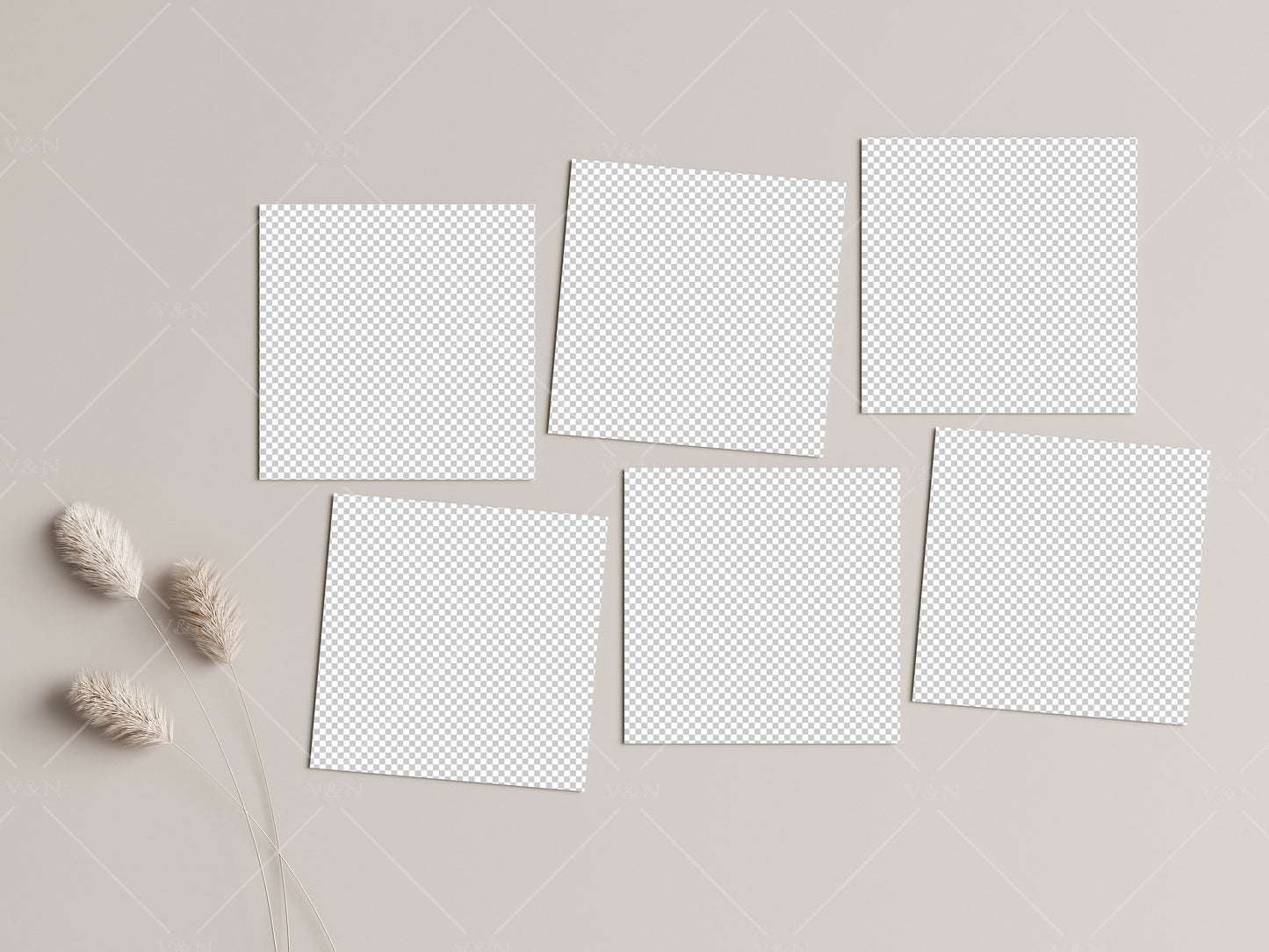 Card Mockup Square, Invitation Mockup, Greeting Card Mockup