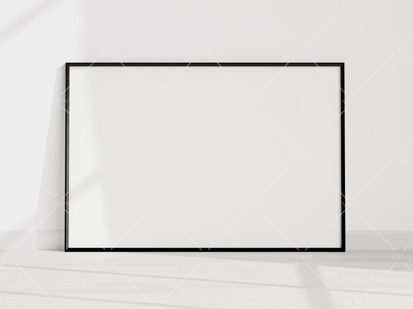 Minimalist Frame Mockup, Landscape Black Frame Mockup 3*2, Horizontal Frame Mockup 3*2, Frame Mockup for Print, Frame Mockup for Art