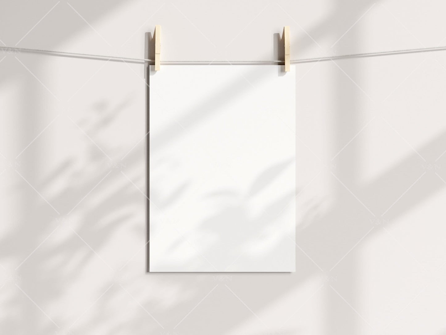 Poster Mockup, Mockup Print, Paper Mockup, Pegs and Paper, Art Print Mockup, Minimalist Mockup, Boho Mockup, PSD JPG PNG